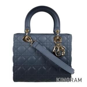 Dior Lady Cannage Leather Handbag